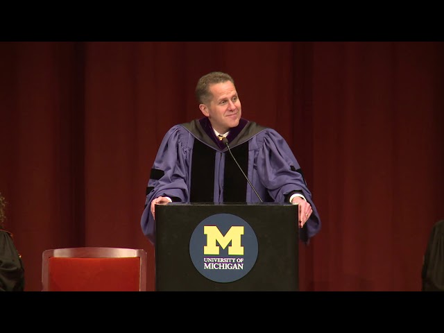 Dean Michael Barr: 2019 Ford School Commencement