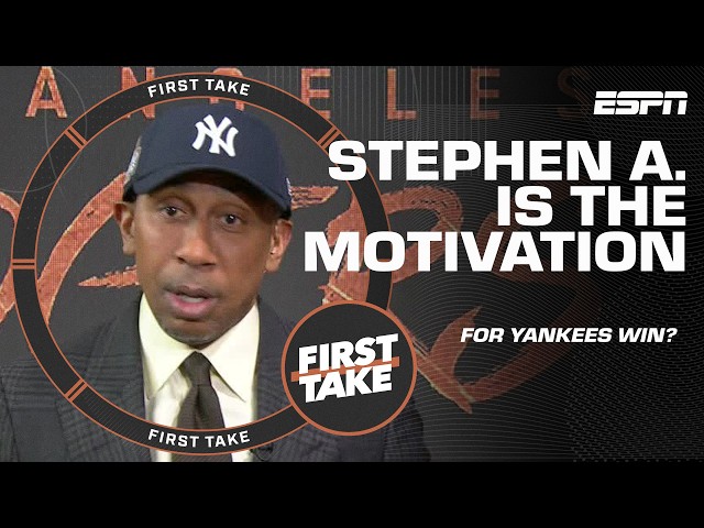 Stephen A. says he gave the Yankees the 'MOTIVATION' to win Game 4 😂 | First Take