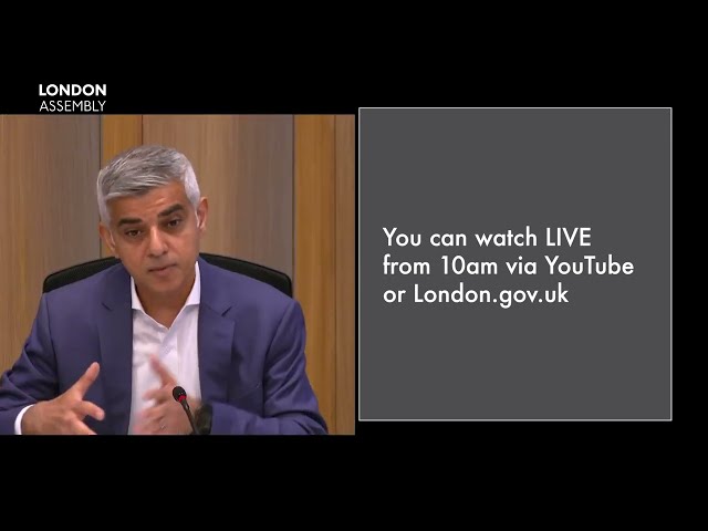 London Assembly: Mayor's Question Time - preview