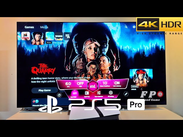 The Quarry PS5 Pro Gameplay With LG Oled TV 4K (ps4 image enhancement)