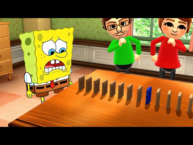 Wii party U - Funny Minigames Battle (SpongeBob)