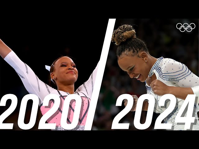 Rebeca Andrade's iconic vault from Tokyo 2020 to Paris 2024 | Then and Now