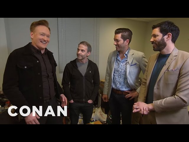 Conan Asks The Property Brothers To Renovate Jordan Schlansky's Office | CONAN on TBS