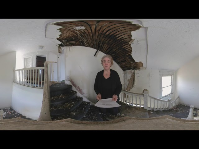 “Walking Past Abandoned Houses, I Think of Eric”  by poet Barbara Costas-Biggs  360º immersive VR