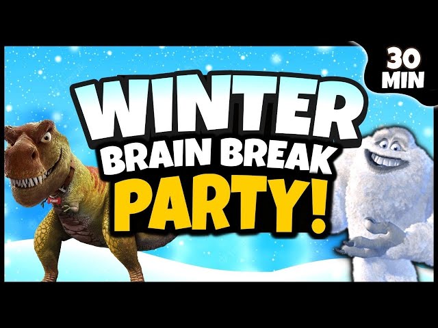 Winter Brain Break Party | Freeze Dance & Chase Games | Just Dance