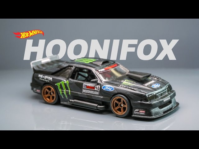 From Stock to Hoonifox - Turning Hot Wheels Foxbody Mustang into Ken Block's Iconic Hoonifox