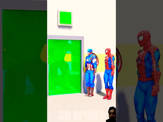 Please Help Spiderman Choose Real Police #spiderman #gta #youtubeshorts