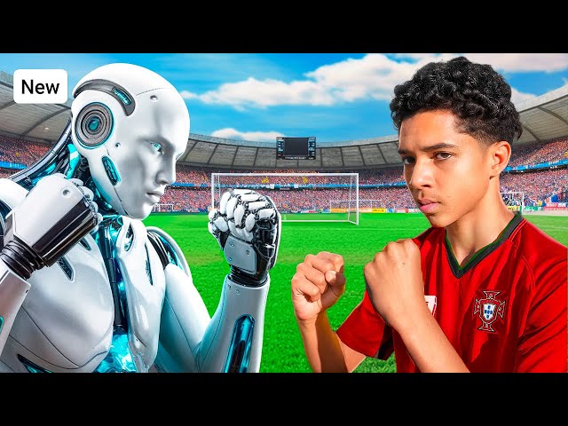 I Hired A Robot to Beat Kid Ronaldo 1v1