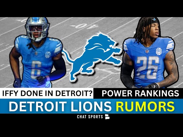 Detroit Lions Rumors: Lions BEST In Football,  Ifeatu Melifonwu Done In Detroit? + Power Rankings