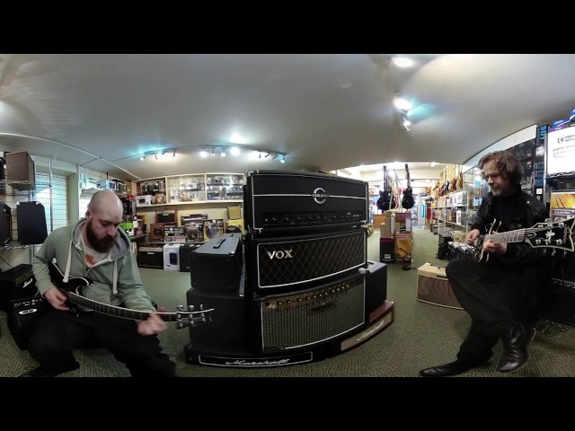 3D Jam Session in Guitar Shop by Simcoemedia