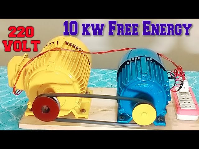 How To Make 220 Volt 10 KW Free Energy Generator At Home