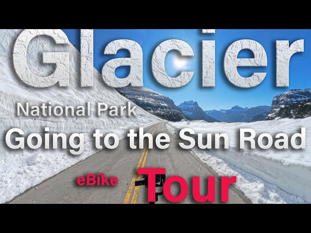 Glacier National Park e- bike Tour 58km roundtrip ko V