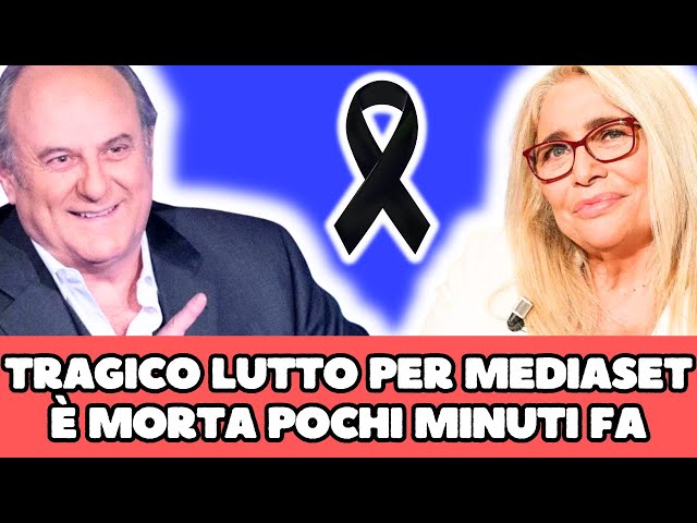 TRAGICO LUTTO PER LA TELEVISIONE ITALIANA: È MORTA ALL’IMPROVVISO POCHI MINUTI FA…