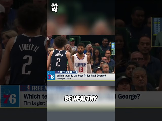 ESPN's Get Up: Where Will Paul George Play in the 2024-2025 NBA Season? #nba #sports #trending