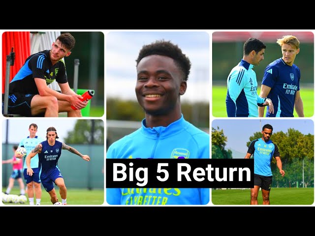 Declan Rice, Calafiori, Saka, Odegaard, Timber ✅️ Arsenal INJURY Update News & Return date Confirmed