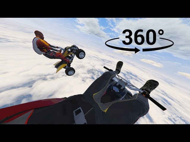 Extreme Skydiving - VR Experience - GTA 5 VR 360°