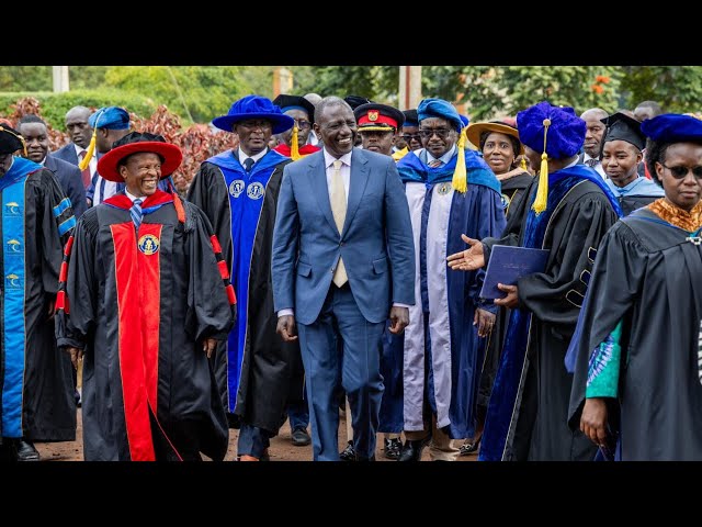 LIVE! PRESIDENT RUTO AT NATIONAL DEFENCE UNIVERSITY-KENYA, GRADUATION, LANET, NAKURU COUNTY