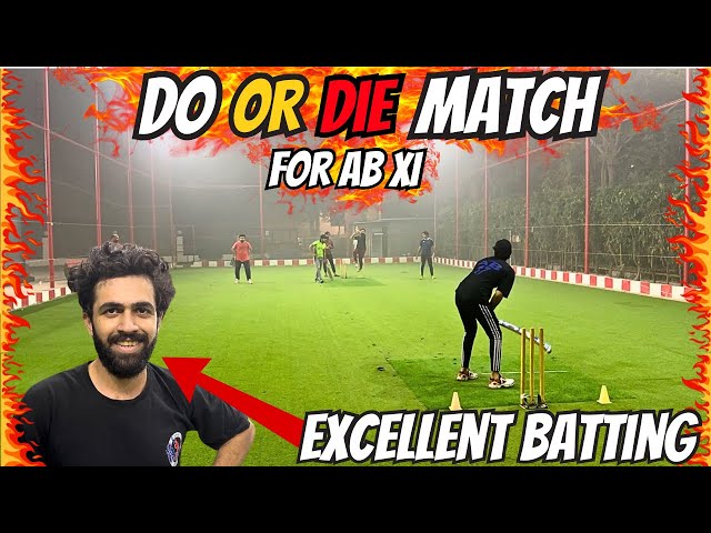 Do Or Die Match for AB XI ‼️💢 | Exellent Batting By @IbrahimHamid- ⚜️⚠️