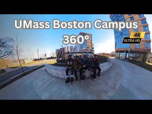 Rollerblading the Historic Umass Boston Campus | 360° Video