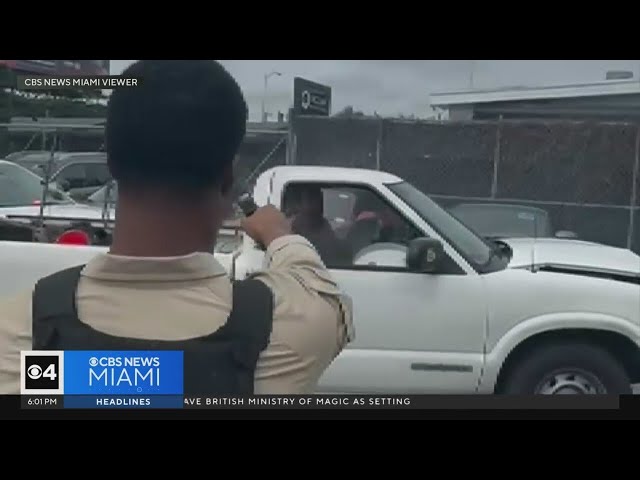 Man arrested after wild police chase in Miami-Dade, several cars damaged