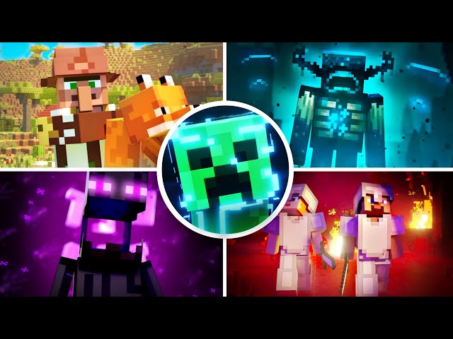 All Minecraft Official Animations & Trailers 2024 (1.21-1.14)