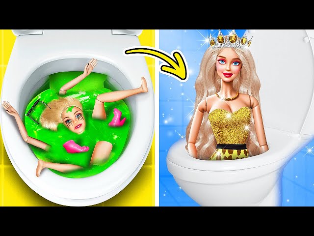 WOW! Rich vs Poor Doll Makeover! Extreme Hacks and Beauty Gadgets