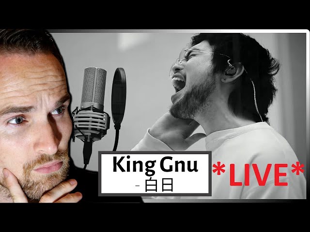 King Gnu - LIVE (白日のリアクション！) 「コメントボックス読んでください！」