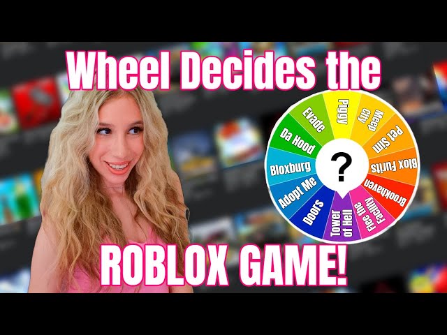 Wheel Decides What ROBLOX Game We PLAY!