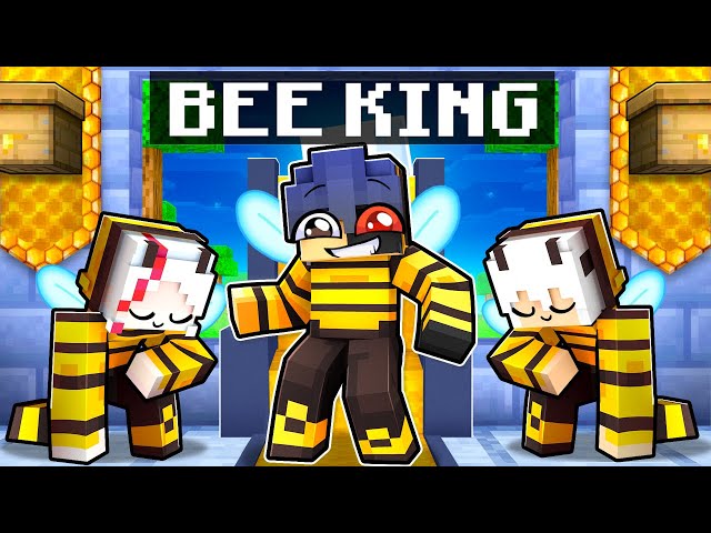 Playing Minecraft as the BEE KING!