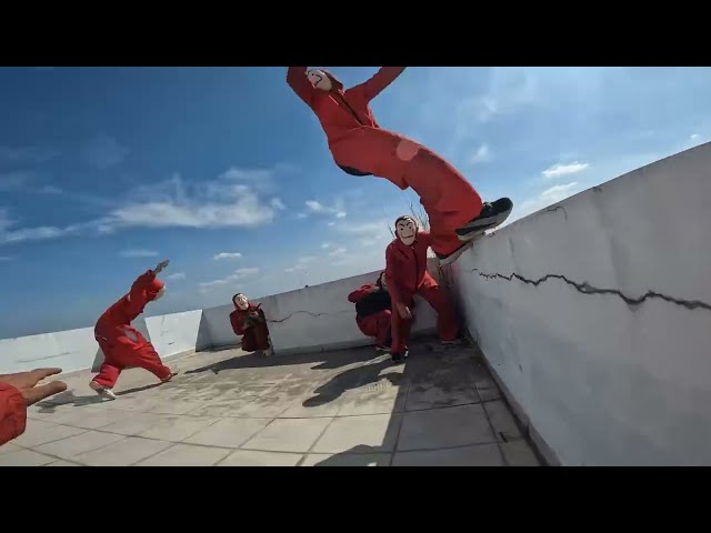 PARKOUR MONEY HEIST vs POLICE 1.4 (BELLA CIAO REMIX) | Epic Parkour POV Chase