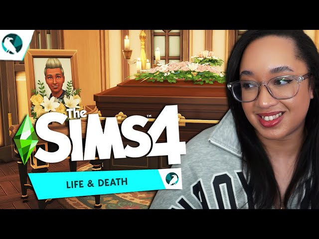 Playing The Sims 4: Life & Death START to FINISH (full playthrough)