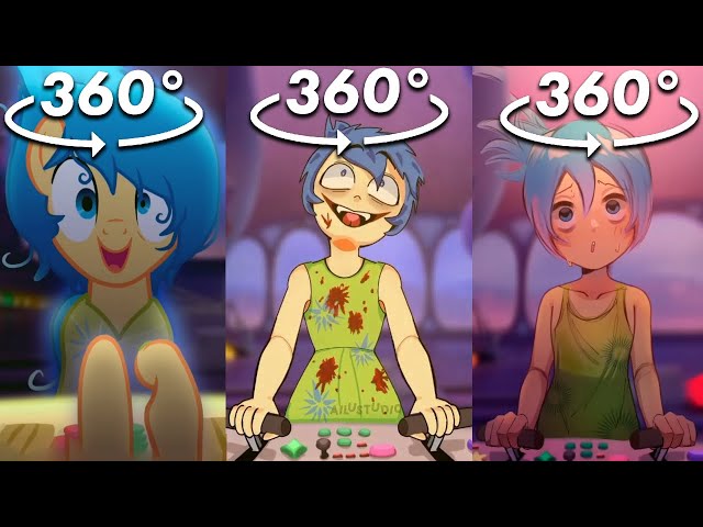 360º VR Joy is getting crazy Compilation // villain Joy •| INSIDE OUT 2