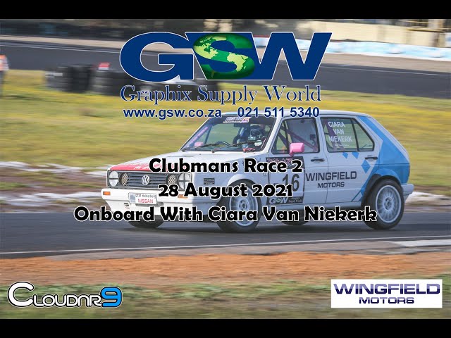 Clubmans Saloons Race 2 with Ciara Van Niekerk: 2021/08/28