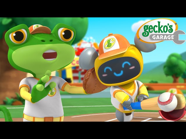 Garage Baseball Series Showdown ⚾ | Gecko's Garage | Cars & Truck Videos for Kids