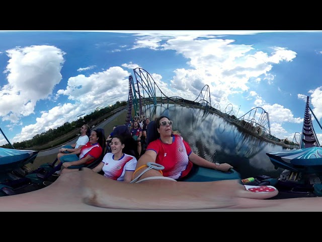 Video 360 - Mako Roller Coaster - SeaWorld Orlando.