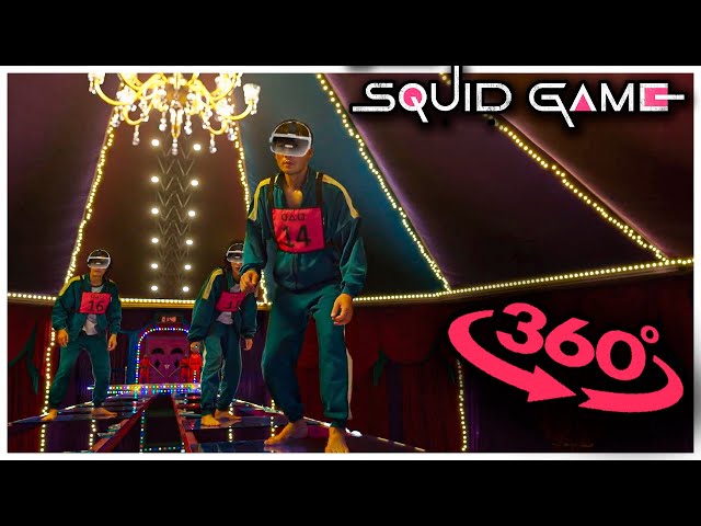 VR 360°  Squid Game  - VIPS  / Let the circus show begin🤡 / 360 Video 4K