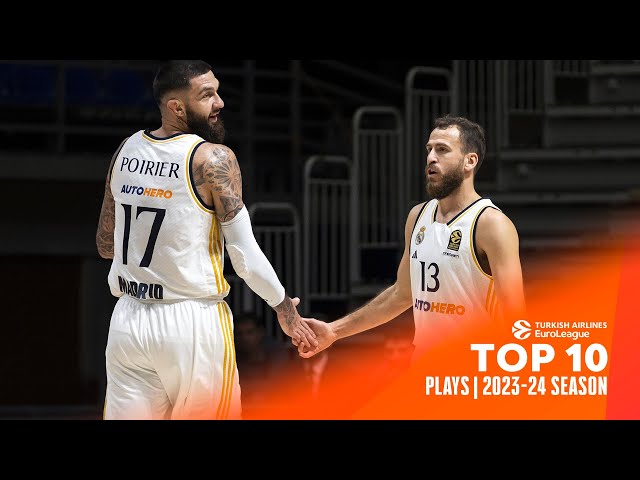 Top 10 PLAYS - MUST SEE Moments | 2023-24 Season | Turkish Airlines EuroLeague