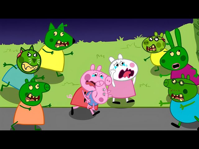 Zombie Apocalypse: Peppa Family Rescues Pig City! 🧟‍♀️ | Peppa Pig Funny Animation