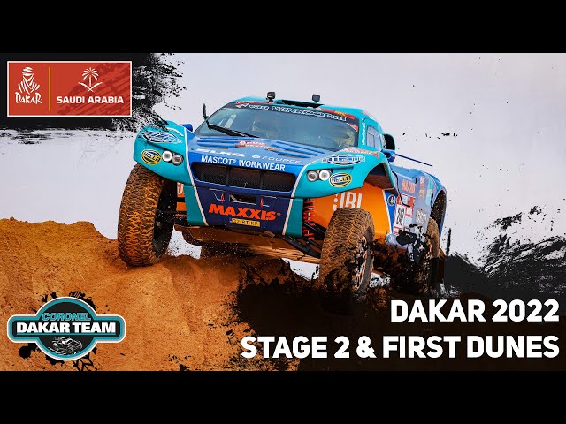 First dunes and onboard highlights stage 2 Dakar 2022 - Coronel Dakar Team