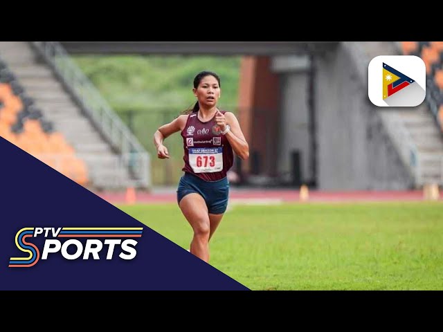 Mea Gey Niñura, double gold medalist sa UAAP Season 87 athletics championships