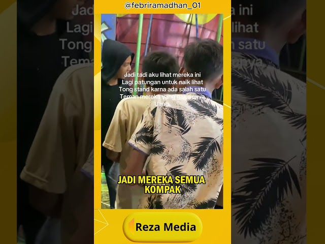 VIRAL ANAK KECIL INI RELA PATUNGAN DEMI UNTUK SALAH SATU TEMANNYA  AGAR BISA NAIK TONG SETAN