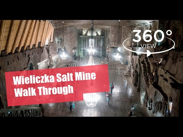 Wieliczka Salt Mine / Kopalnia Soli 360° video 4k