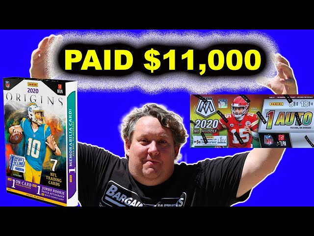 WE PAID $11,000 FOR 2020 PANINI FOOTBALL CARDS 4 RESELL STORAGE WARS