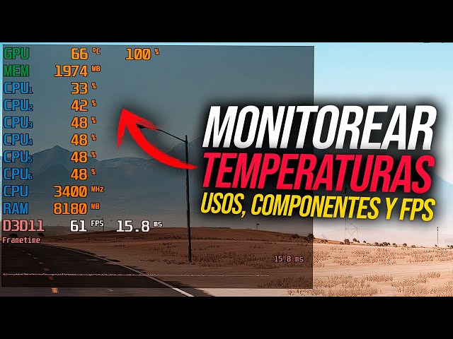 Como VER LOS FPS, GPU, USO DE CPU, RAM y TEMPERATURAS en Juegos | MSI Afterburner