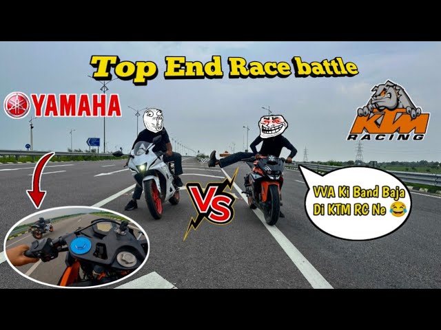 KTM RC 200 (2020) VS Yamaha R15 V4 (2024) Drag race | Highway Battle @JoJoMotoVlogs