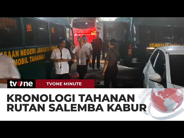 Kronologi Lengkap: Tujuh Tahanan Narkoba Kabur dari Rutan Salemba Lewat Gorong-gorong | tvOne Minute