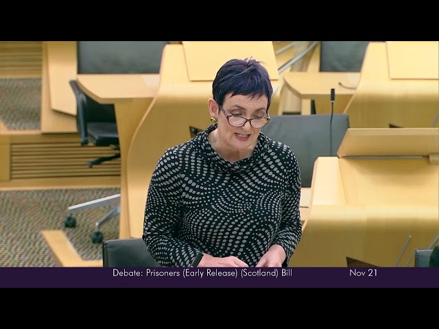 Stage 1 Debate: Prisoners (Early Release) (Scotland) Bill - 21 November 2024