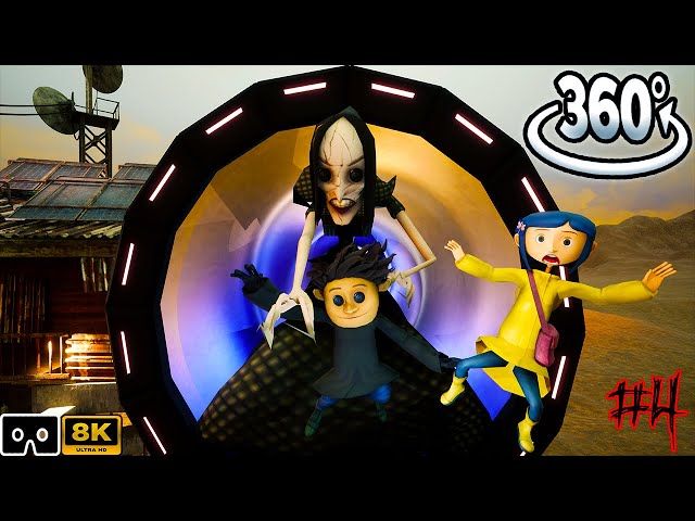 360° CORALINE | Wybie's Sacrifice Through Secret Door #4 | Scary VR 360º 8K Animation Film