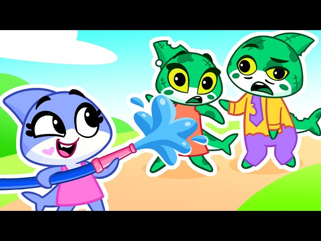 🧟No Biting Zombie Challenge!🧟 Zombies Learn Colors🌈 | Best Kids Cartoons & Nursery Rhymes