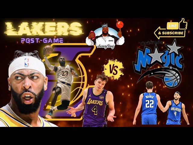 *LIVE* LAKERS VS MAGIC POSTGAME !